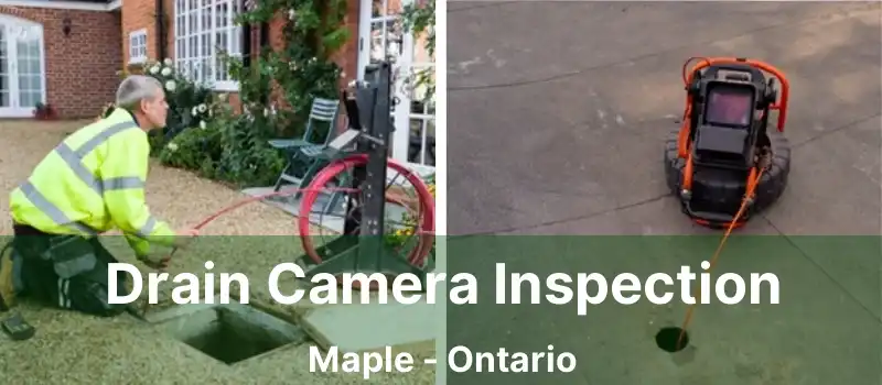  Drain Camera Inspection Maple - Ontario